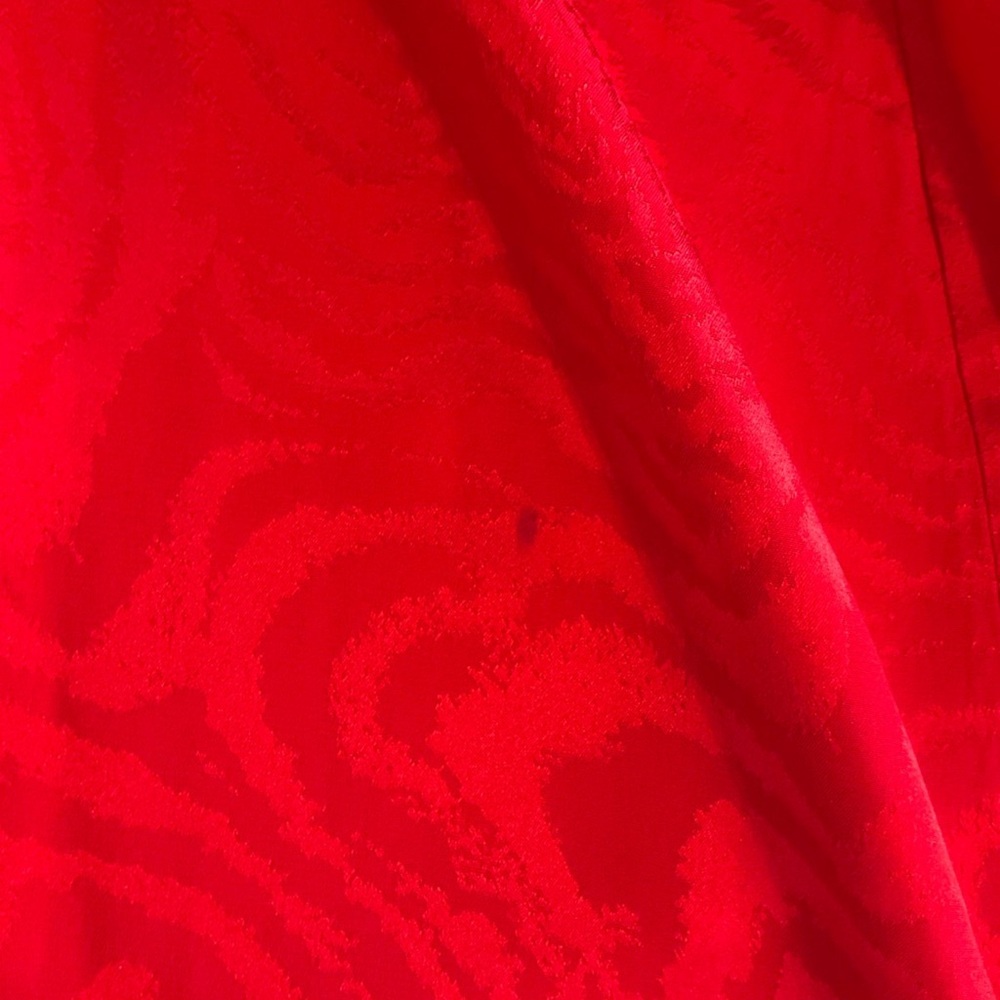 Ronny Kobo Collection Vibrant Red Asymmetrical Dress - Picture 12 of 13